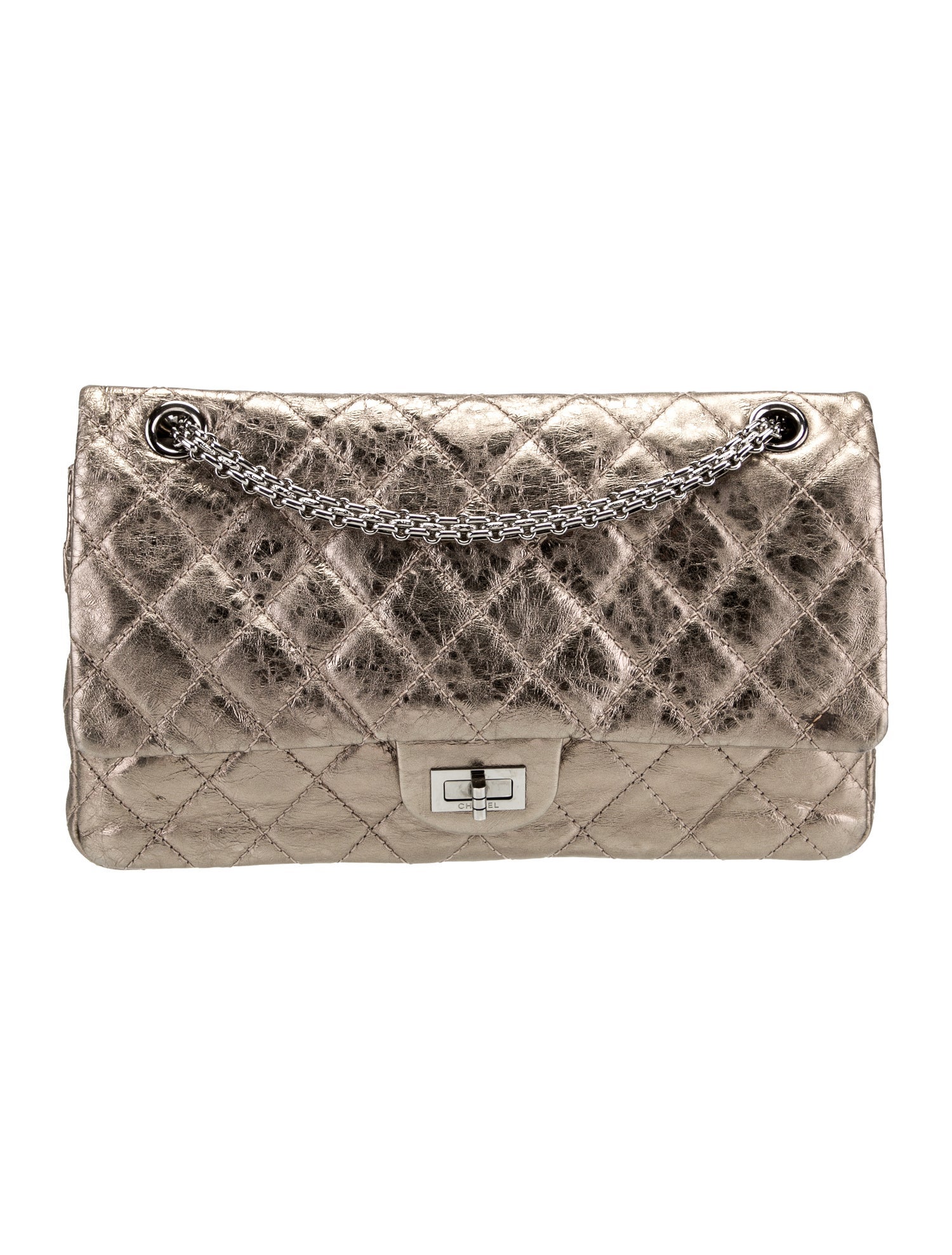 Chanel Metallic Reissue 226 Double Flap Bag