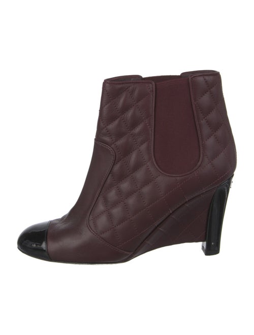 Chanel 2012 Interlocking CC Logo Chelsea Boots