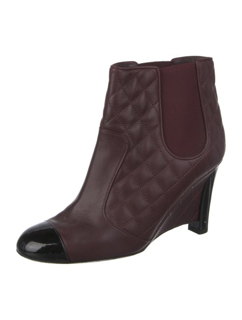 Chanel 2012 Interlocking CC Logo Chelsea Boots