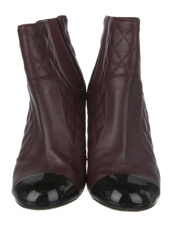 Chanel 2012 Interlocking CC Logo Chelsea Boots