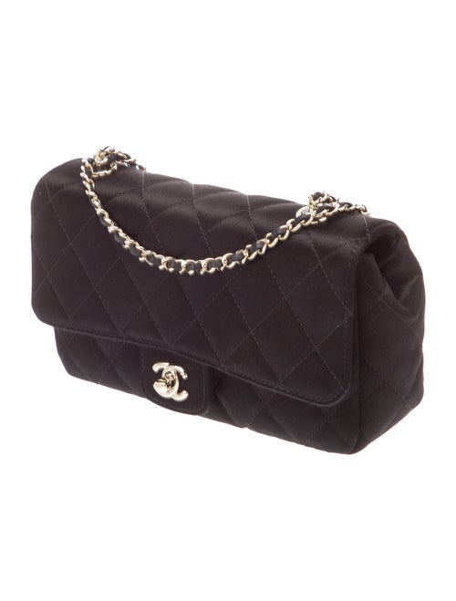 Chanel Classic Satin Rectangular Mini Flap Bag