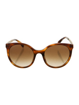 Chanel Round Gradient Sunglasses
