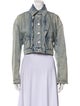 Chanel 2022 Striped Denim Jacket w/Tags