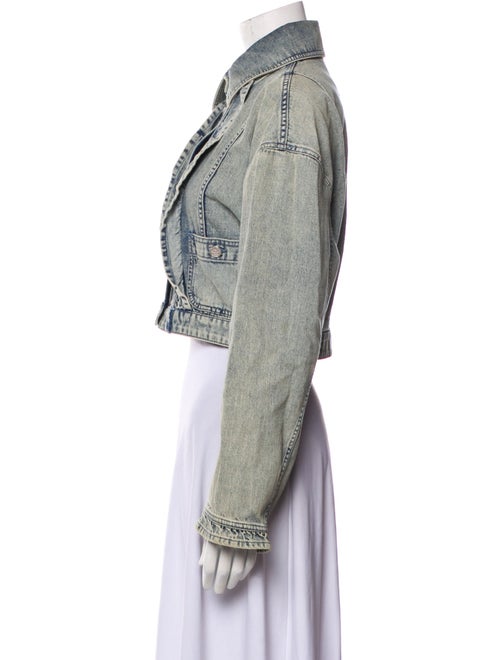 Chanel 2022 Striped Denim Jacket w/Tags