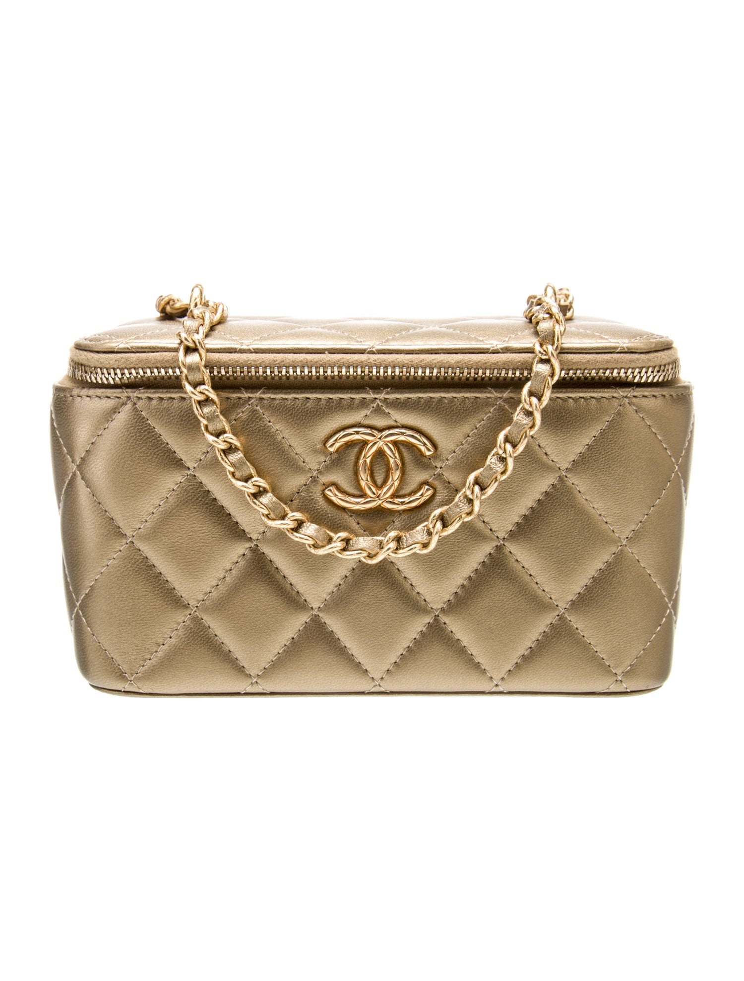 CHANEL PURSE BANITY チェーンバッグ Chanel Vanity Chain Raffia Jute Thread Black Beige Bag | eBay