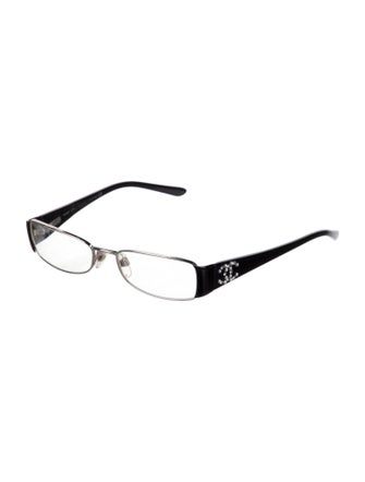 Chanel Interlocking CC Logo Square Eyeglasses