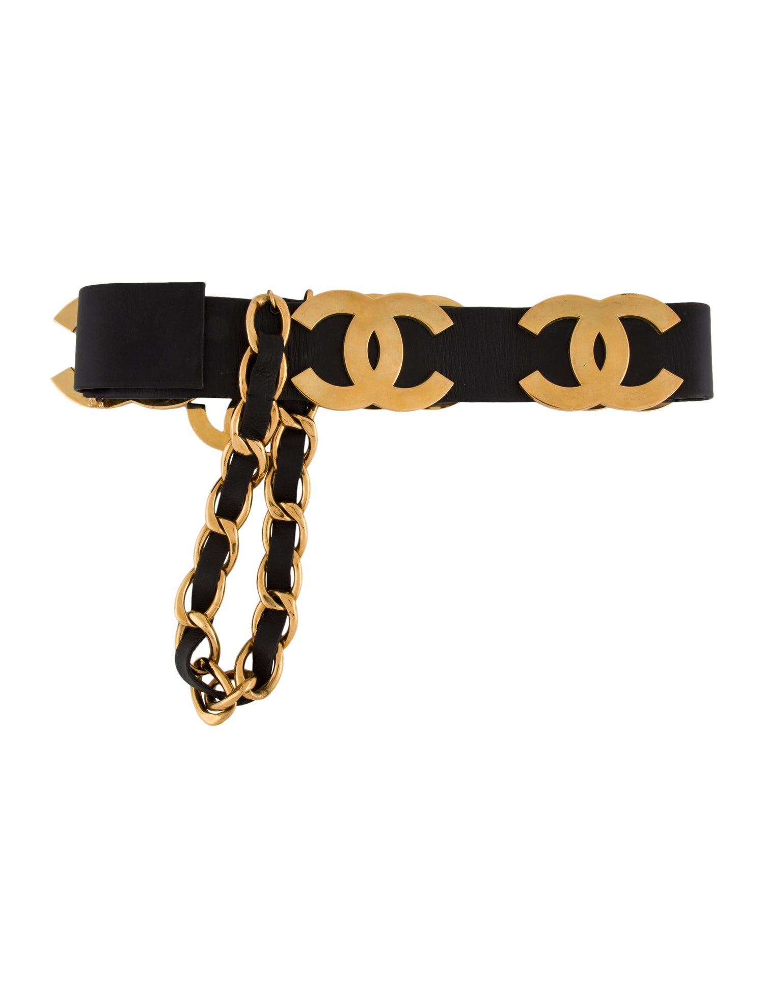 Chanel 1993 Interlocking CC Logo Waist Belt