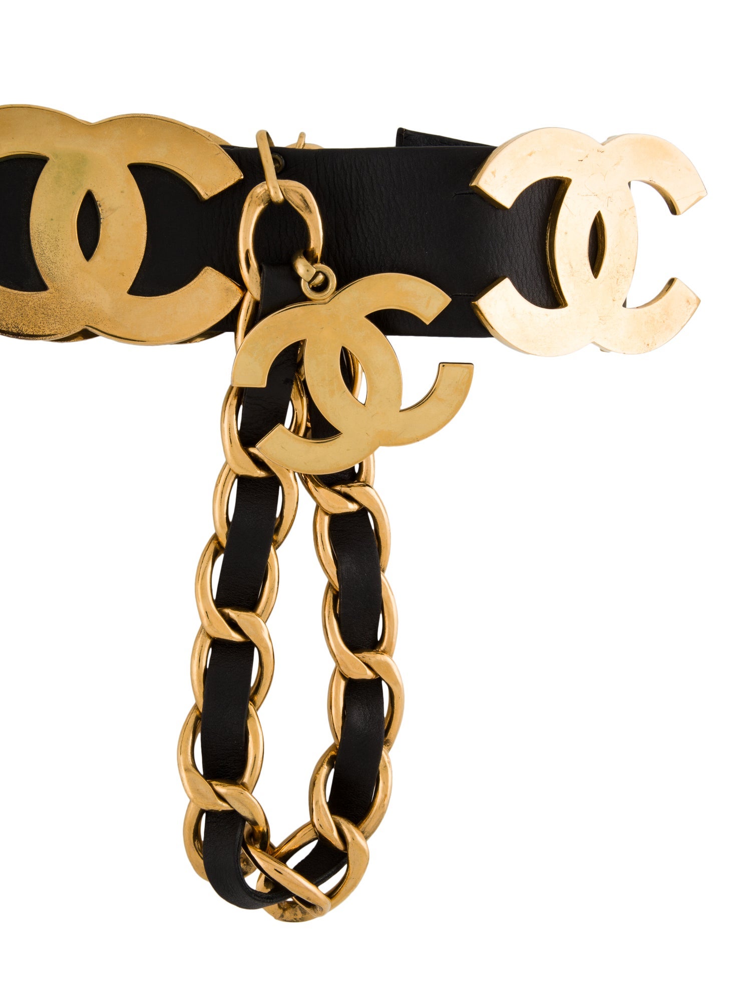 Chanel 1993 Interlocking CC Logo Waist Belt