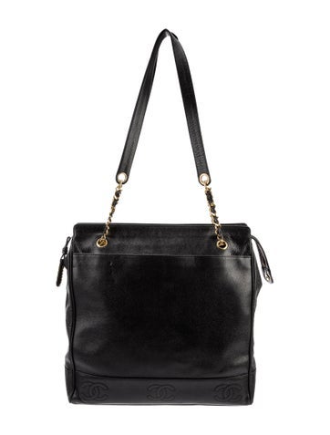 Chanel Totes Caviar Triple CC Tote