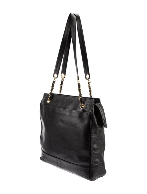 Chanel Caviar Triple CC Tote