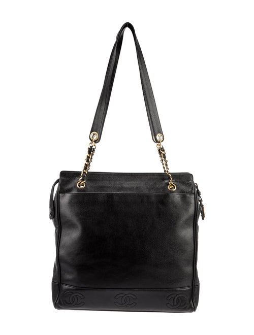 Chanel Caviar Triple CC Tote