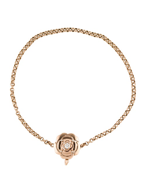 Chanel 18K Diamond Extrait de Camelia Bracelet