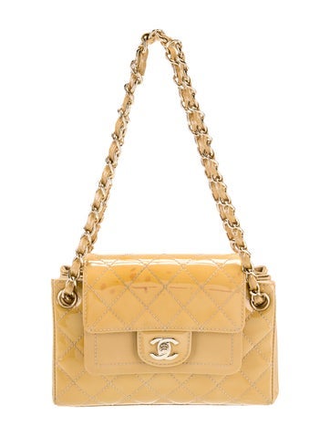 Chanel Shoulder Bags Small Accordion Double Flap Bag