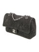 Chanel Classic Suede Medium Double Flap Bag