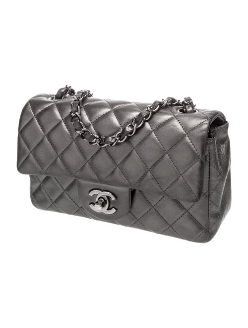 Chanel Metallic Rectangular Mini Classic Flap Bag