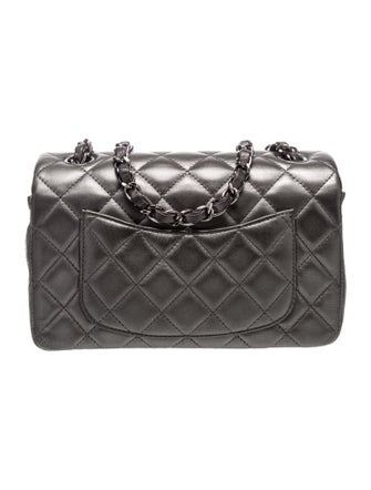 Chanel Metallic Rectangular Mini Classic Flap Bag