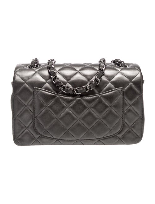 Chanel Metallic Rectangular Mini Classic Flap Bag