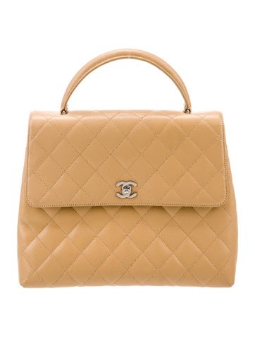 Chanel Handle Bags Caviar Kelly Flap Bag
