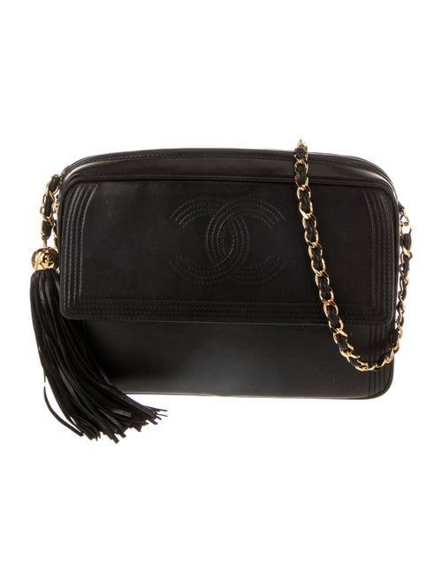 Chanel Front Pocket CC Tassel Crossbody