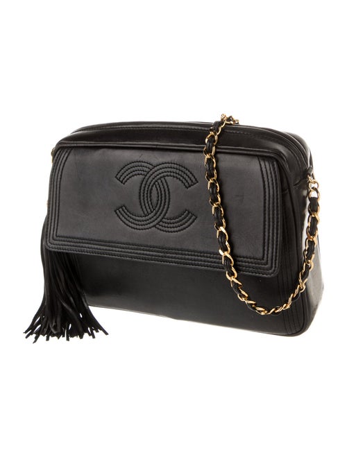Chanel Front Pocket CC Tassel Crossbody