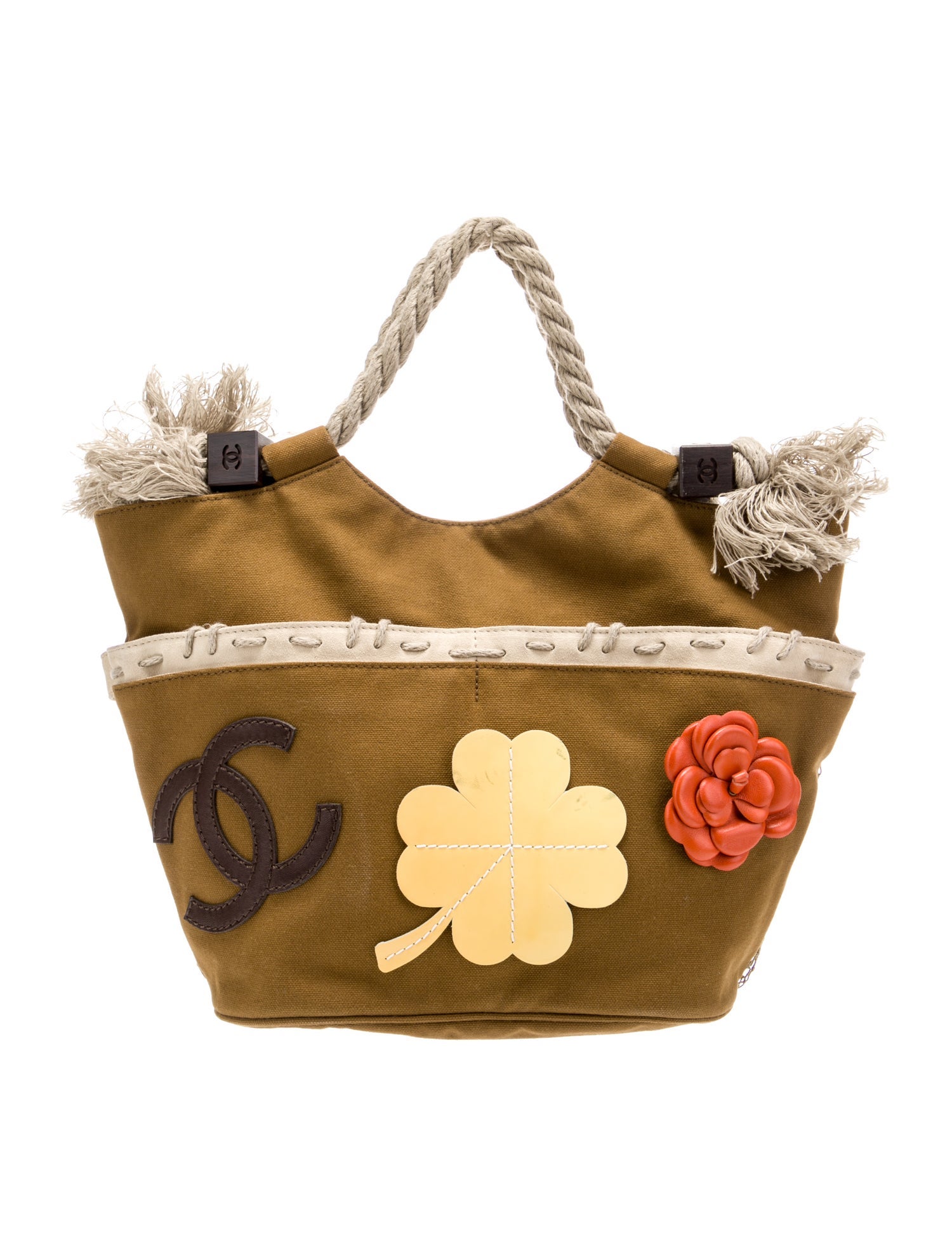 Chanel Canvas CC Rope Tote