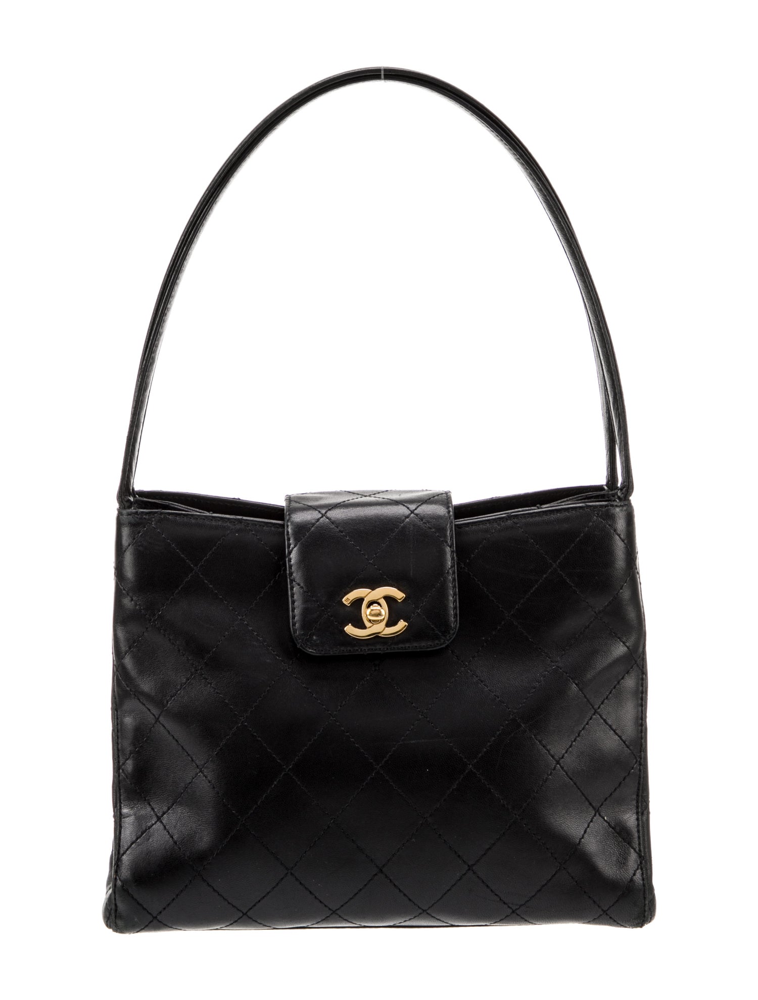 Chanel Quilted CC Shoulder Bag