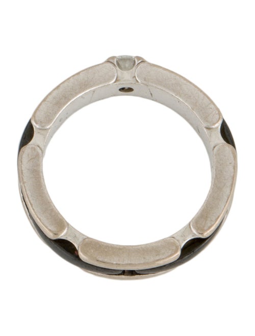 Chanel 18K Diamond & Ceramic Ultra Band Ring