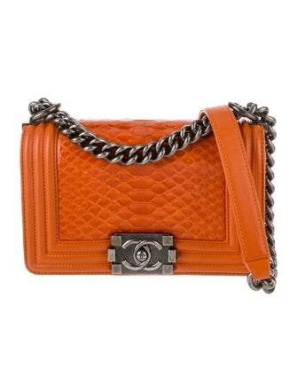 Chanel Small Python Boy Bag