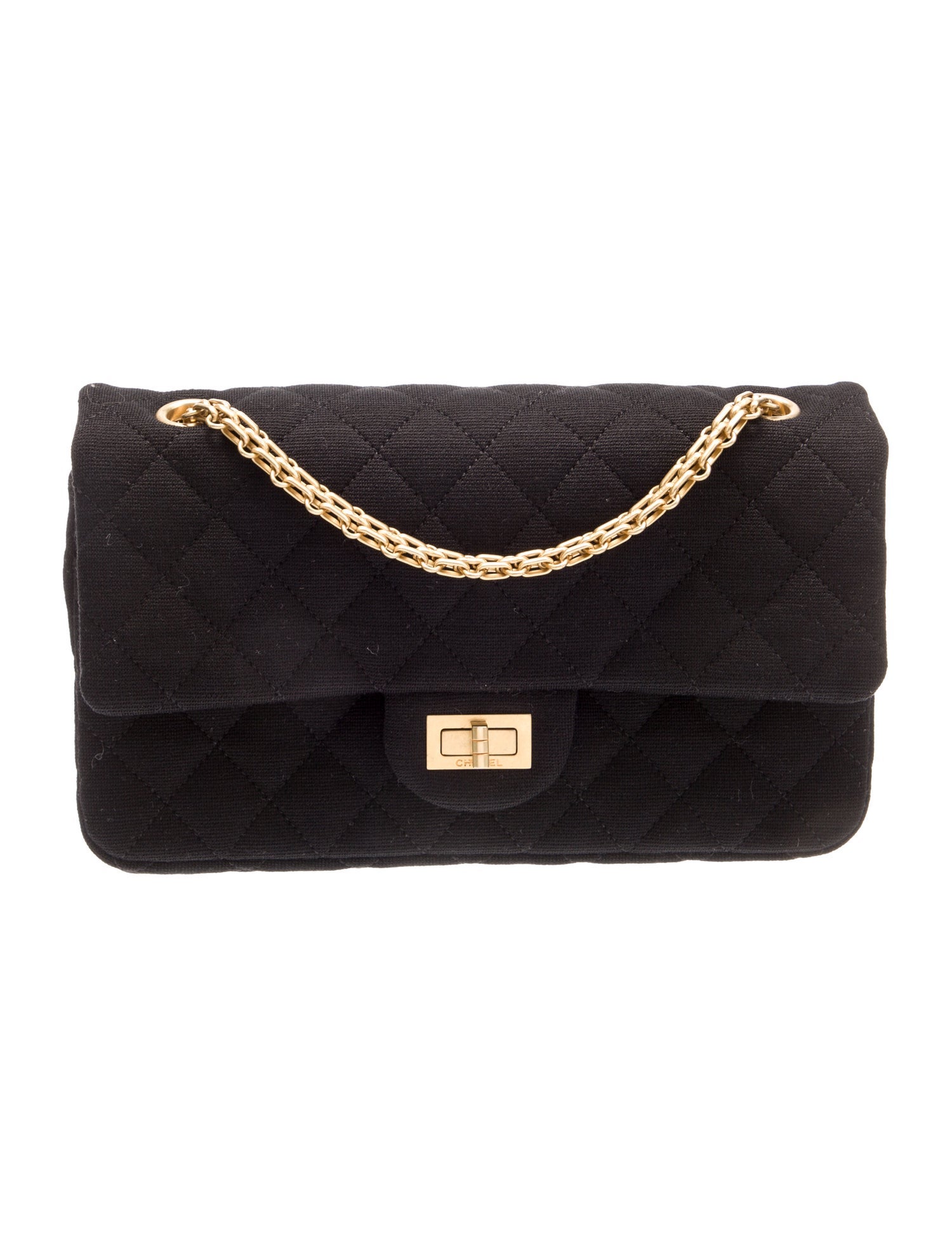 Chanel Jersey Reissue 225 Double Flap Bag