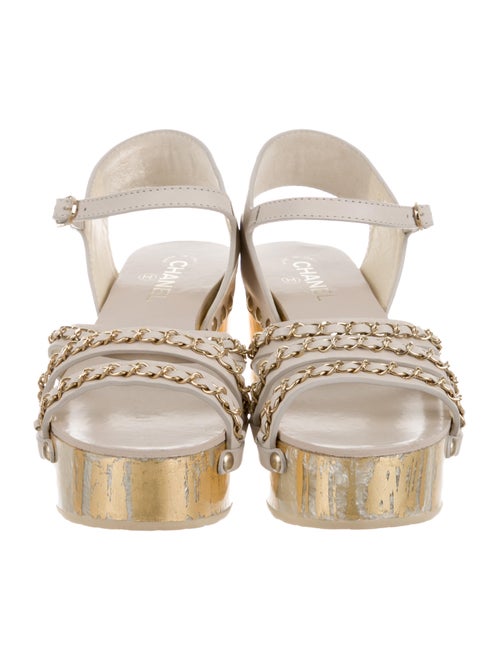 Chanel Cruise 2016 ChainLink Sandals w/ Tags Shoes Chanel Cruise 2016 ChainLink Sandals w/ Tags Shoes