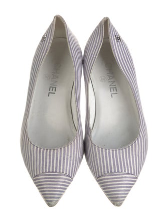 Chanel 2014 Interlocking CC Logo Flats