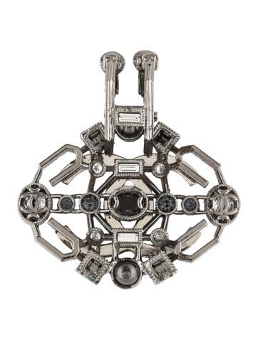 Chanel Clip-On Strass CC Single Earring