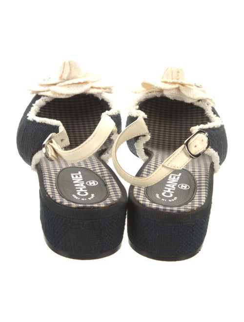 Chanel 2010 Interlocking CC Logo Slingback Pumps