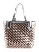 Chanel Metallic Basket Weave Tote