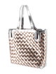 Chanel Metallic Basket Weave Tote
