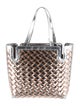 Chanel Metallic Basket Weave Tote