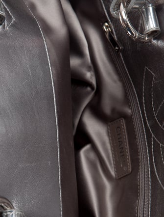 Chanel Metallic Basket Weave Tote