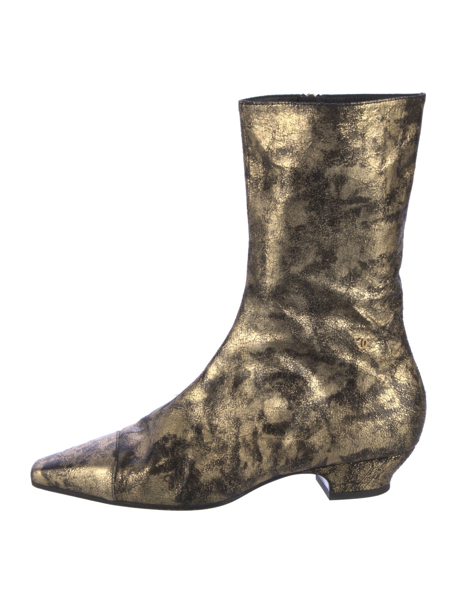 Chanel 2018 Interlocking CC Logo Boots