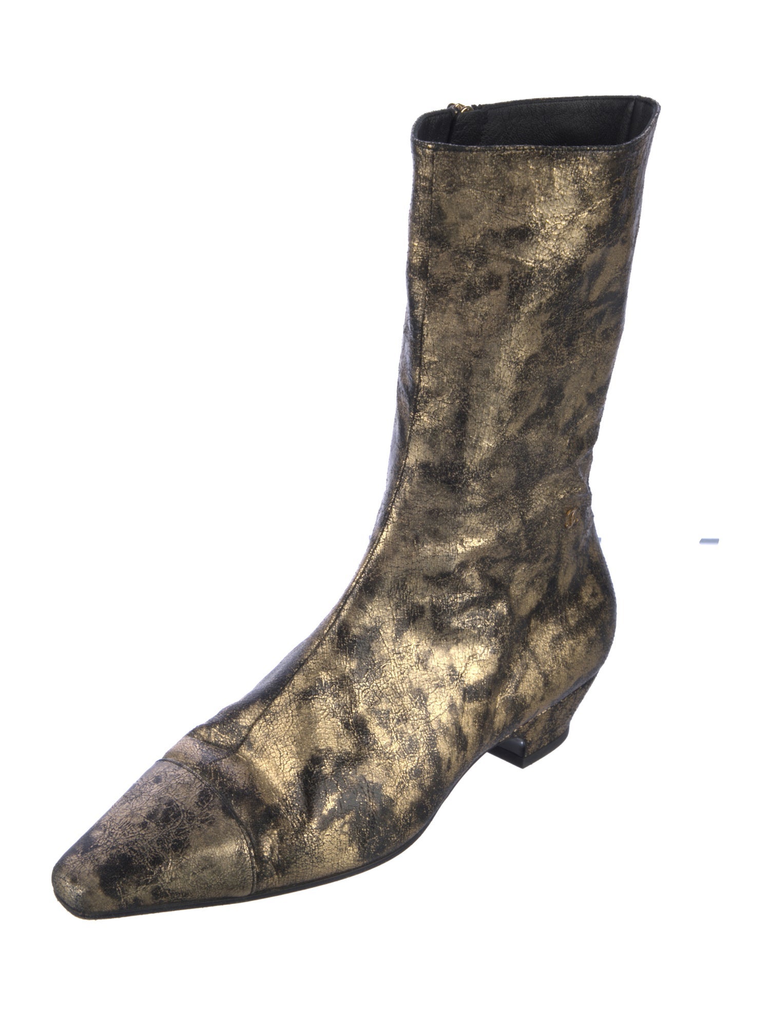 Chanel 2018 Interlocking CC Logo Boots