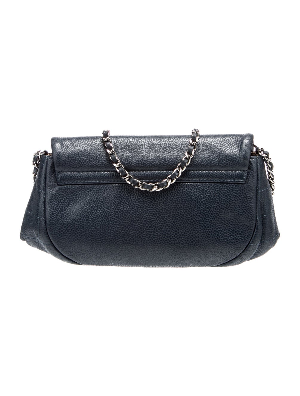 Chanel Half Moon Wallet On Chain Blue Crossbody Bags, Handbags