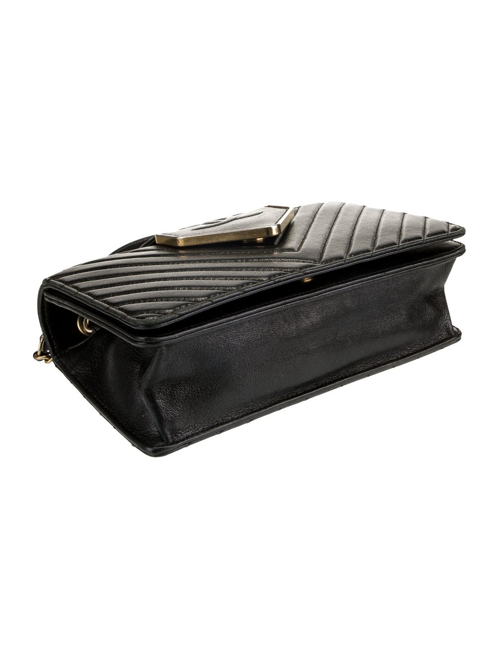 Chanel Collar And Tie Flap Bag Black Shoulder Bags, Handbags