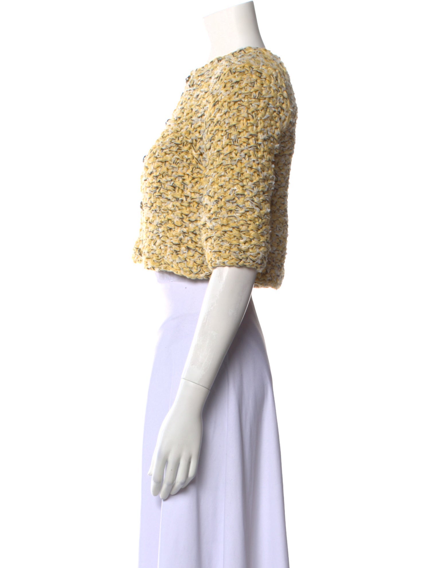 Chanel 2022 Tweed Pattern Bolero