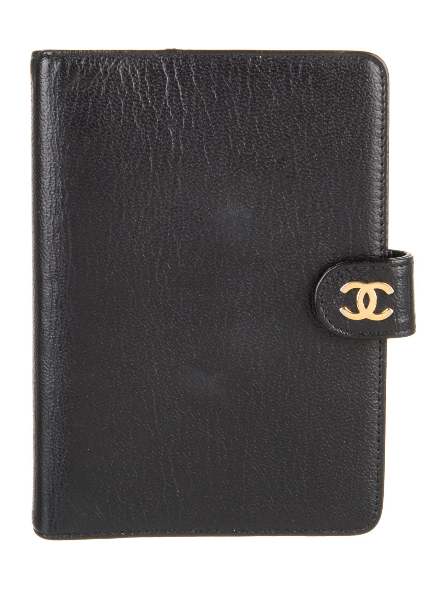 Chanel Vintage CC Agenda Cover Black Books, Stationery & Pens, Decor