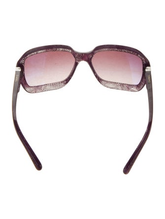 Chanel Interlocking CC Logo Square Sunglasses