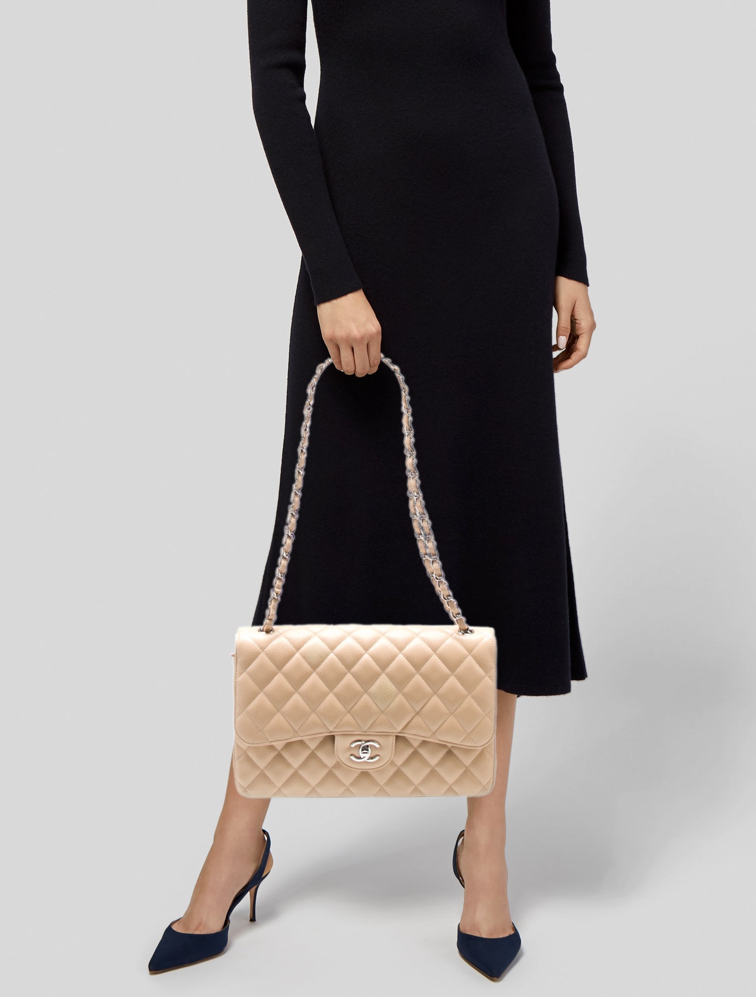 Chanel Jumbo Caviar Classic Double Flap Bag