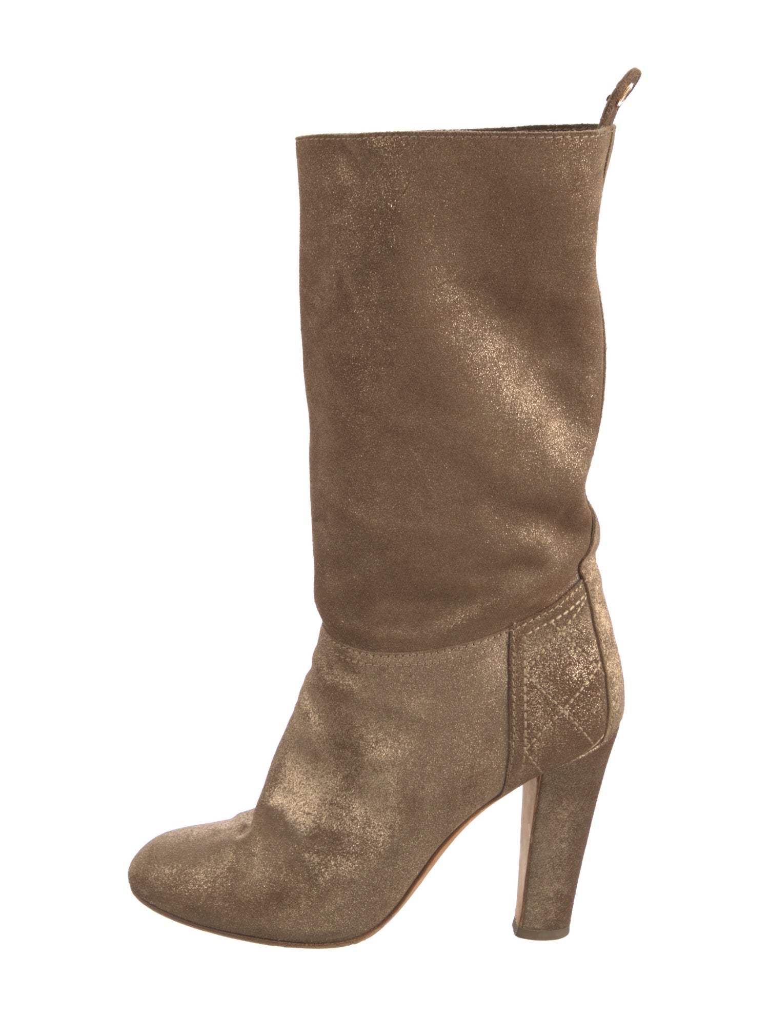 Chanel 2010 Interlocking CC Logo Boots