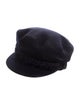 Chanel Wool CC Newsboy Hat