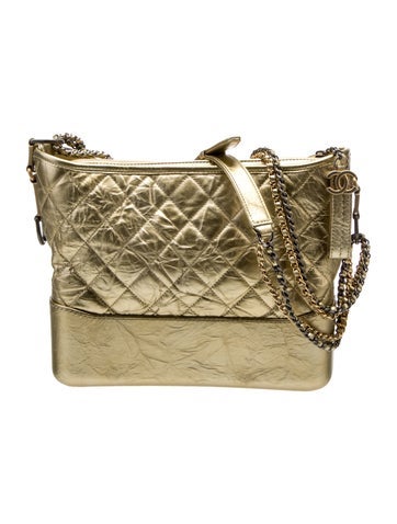 Chanel Hobos Medium Metallic Gabrielle Hobo