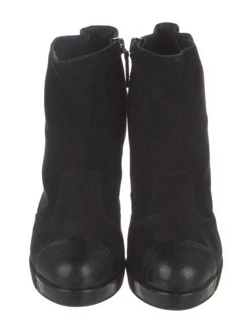 Chanel 2011 Interlocking CC Logo Boots