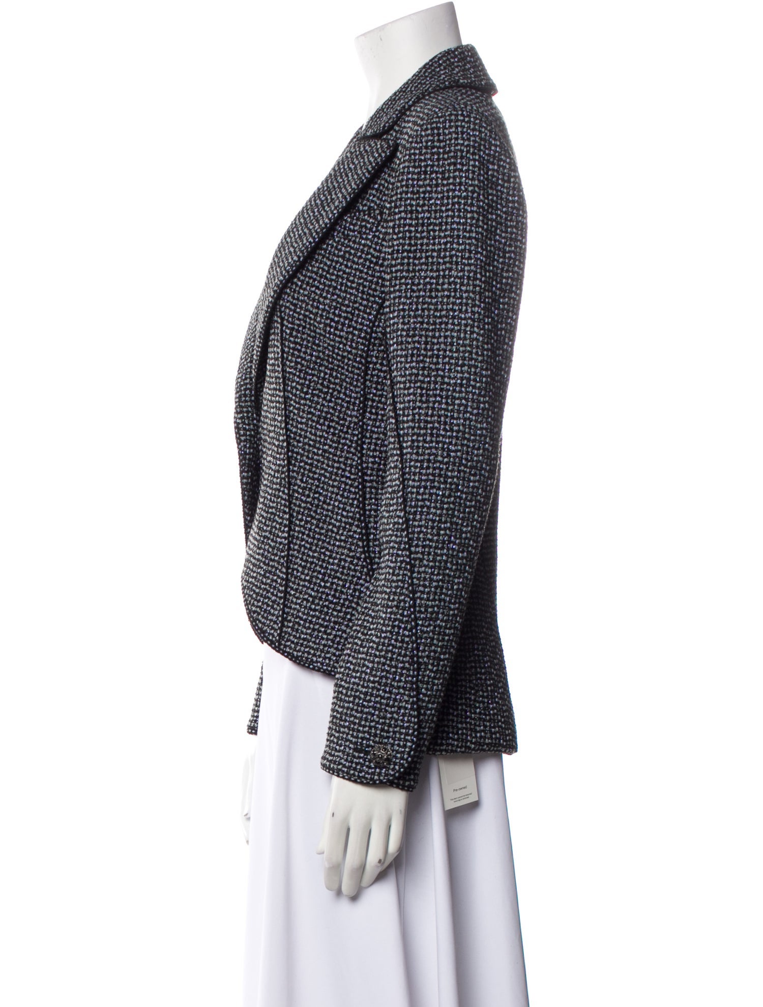 Chanel 2012 Tweed Pattern Blazer